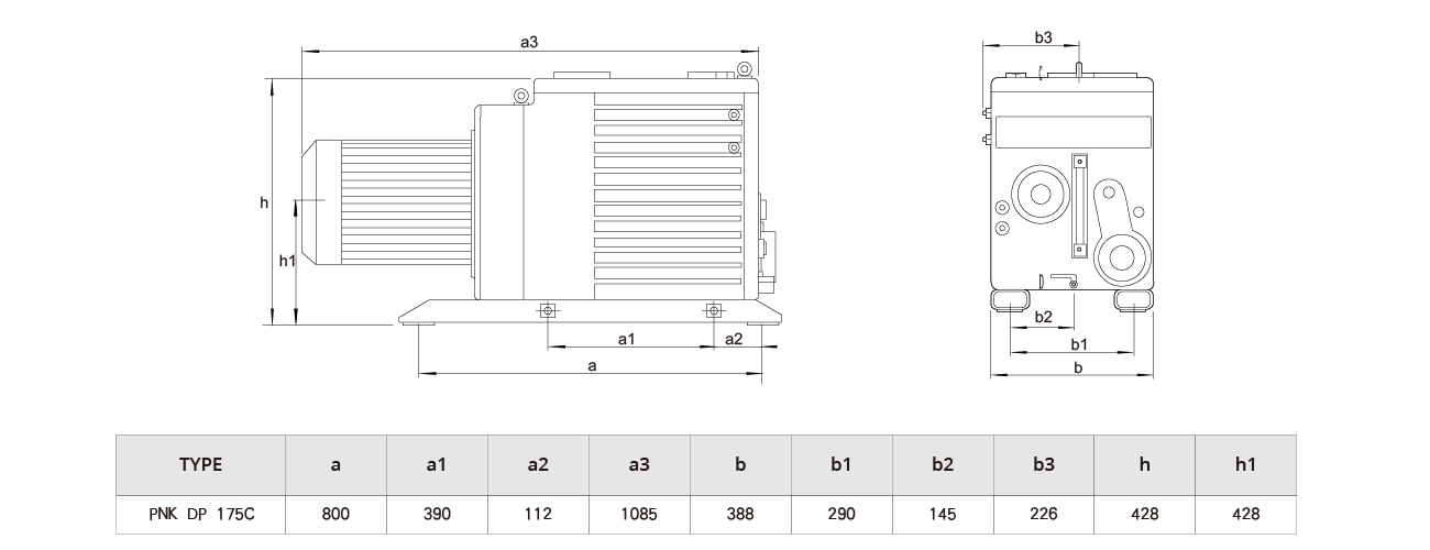 PNK DP 175C双级旋片真空泵